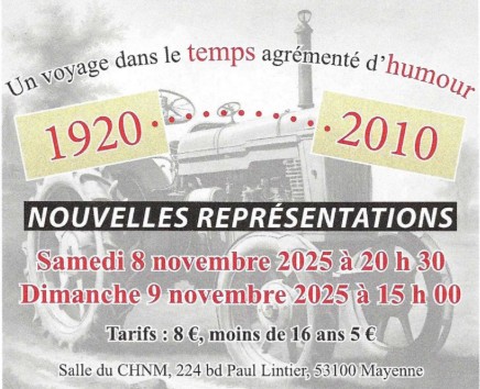 Lire la suite à propos de l’article Le spectacle « les moissons rouges » organisé par le club de Seniors de Grazay le samedi 8 novembre et le dimanche 9 novembre 2025